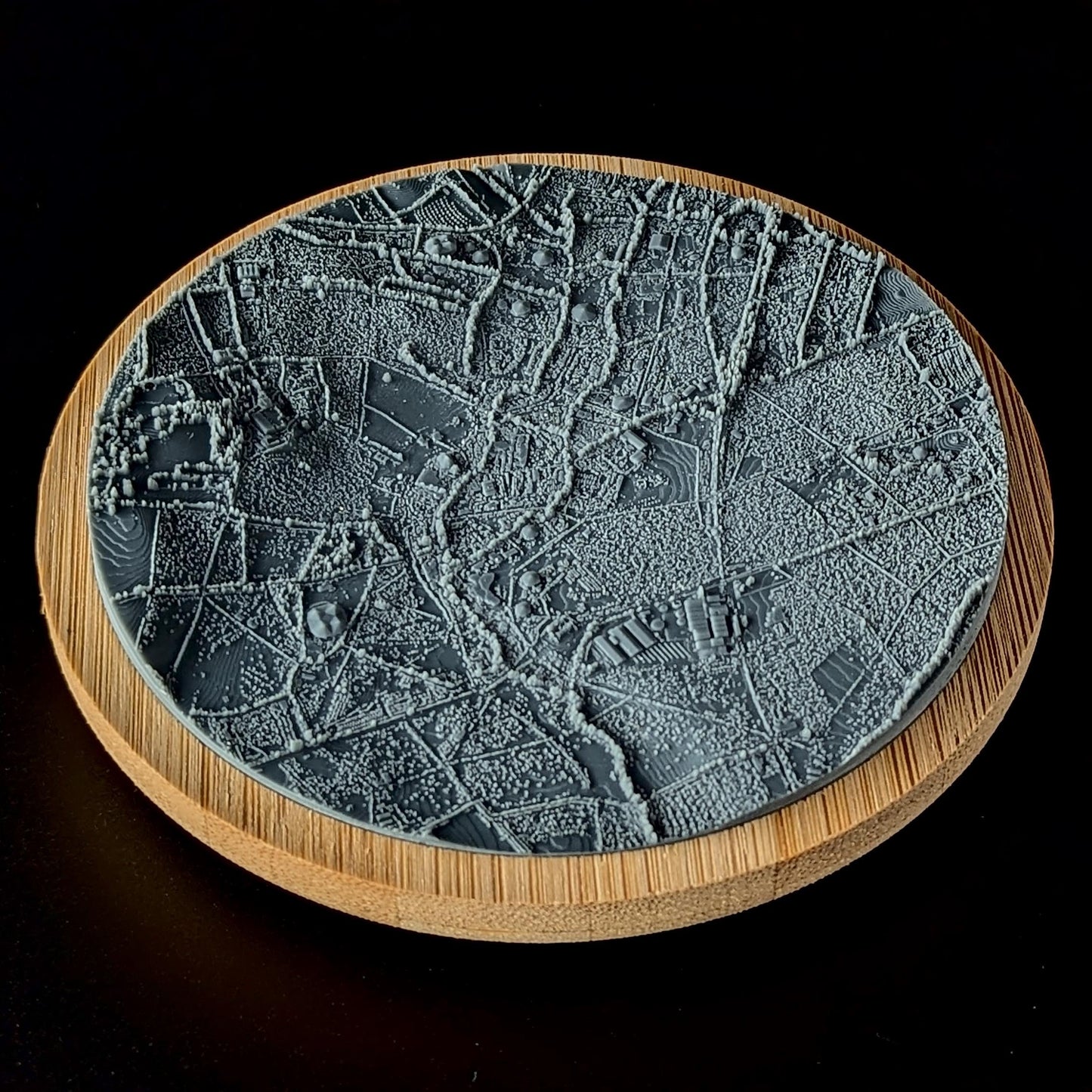 Glastonbury Festival Model: 3D Printed Resin in Wooden Frame My Store