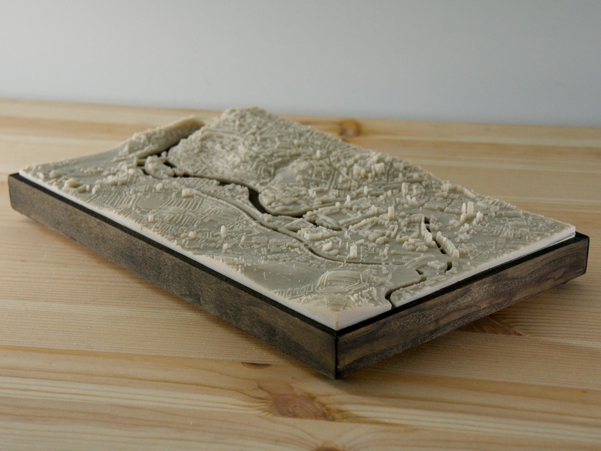 Bristol Centre - 3D Printed Resin Model in Wooden Frame My Store
