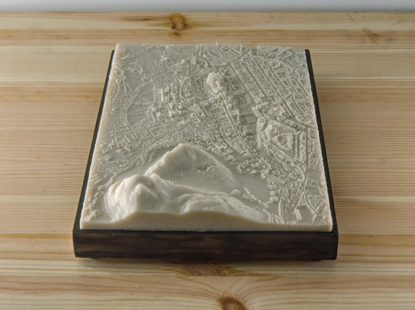 Edinburgh - 3D Printed Resin Model in Wooden Frame My Store