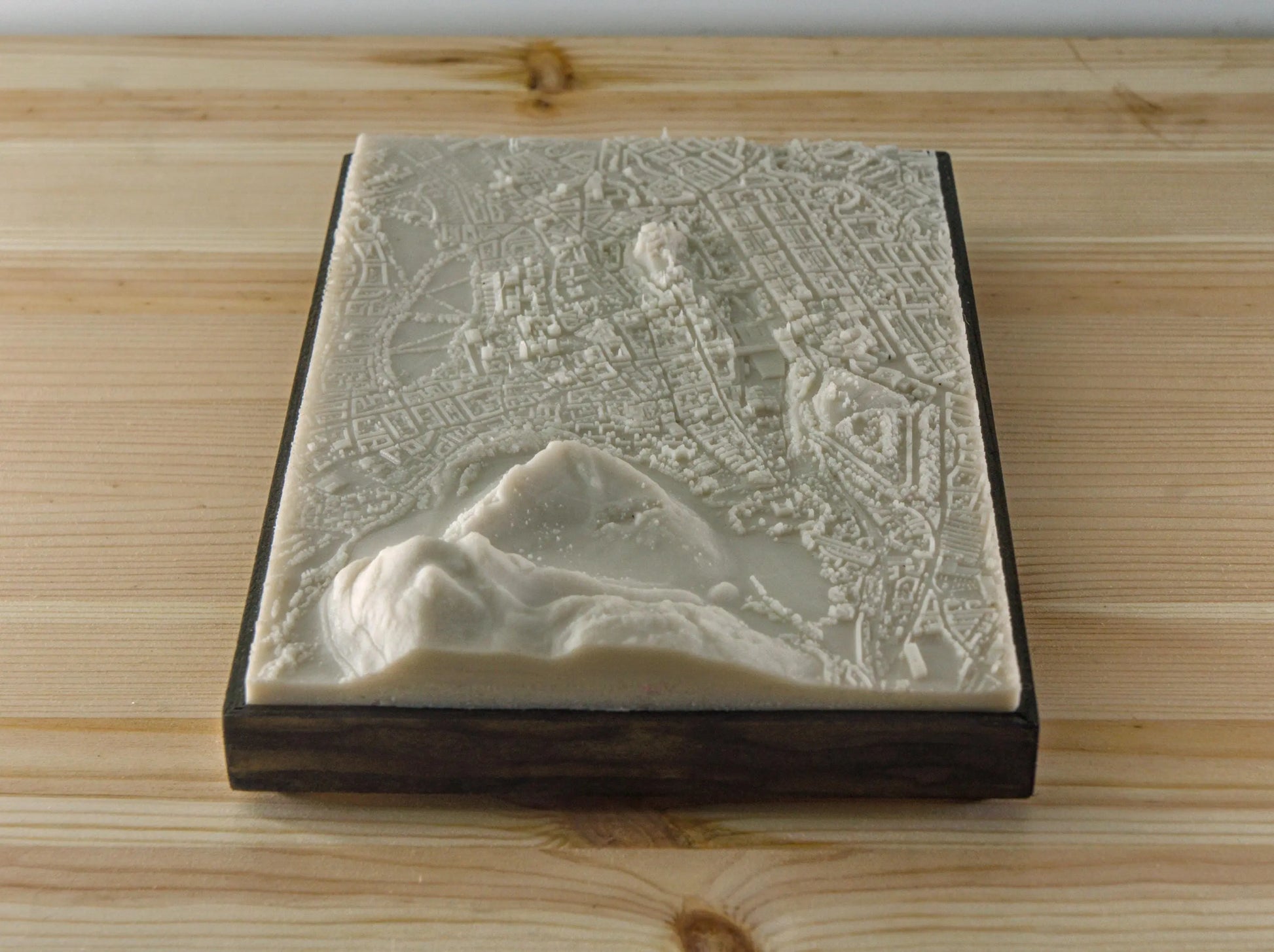 Edinburgh - 3D Printed Resin Model in Wooden Frame My Store