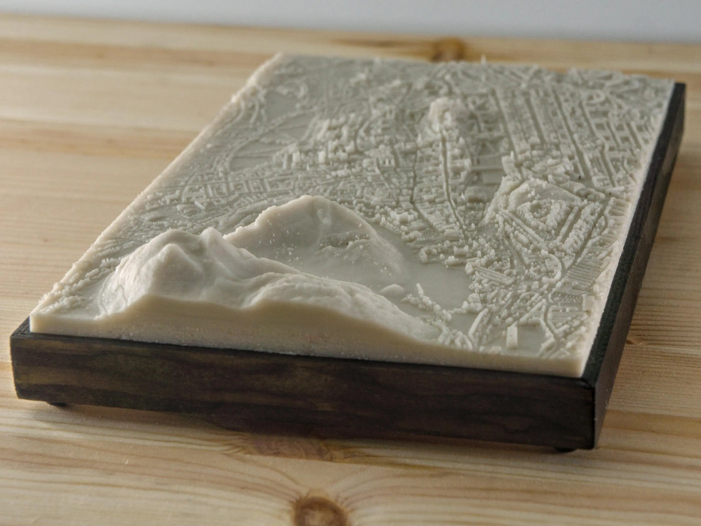 Edinburgh - 3D Printed Resin Model in Wooden Frame My Store