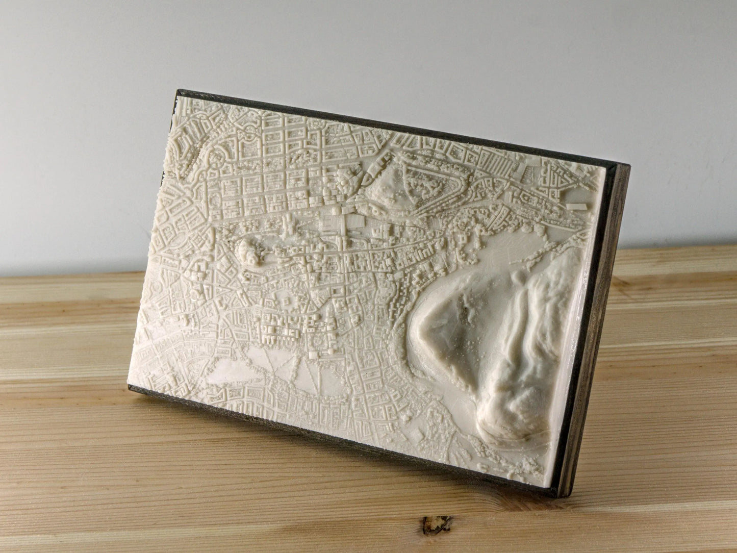 Edinburgh - 3D Printed Resin Model in Wooden Frame My Store