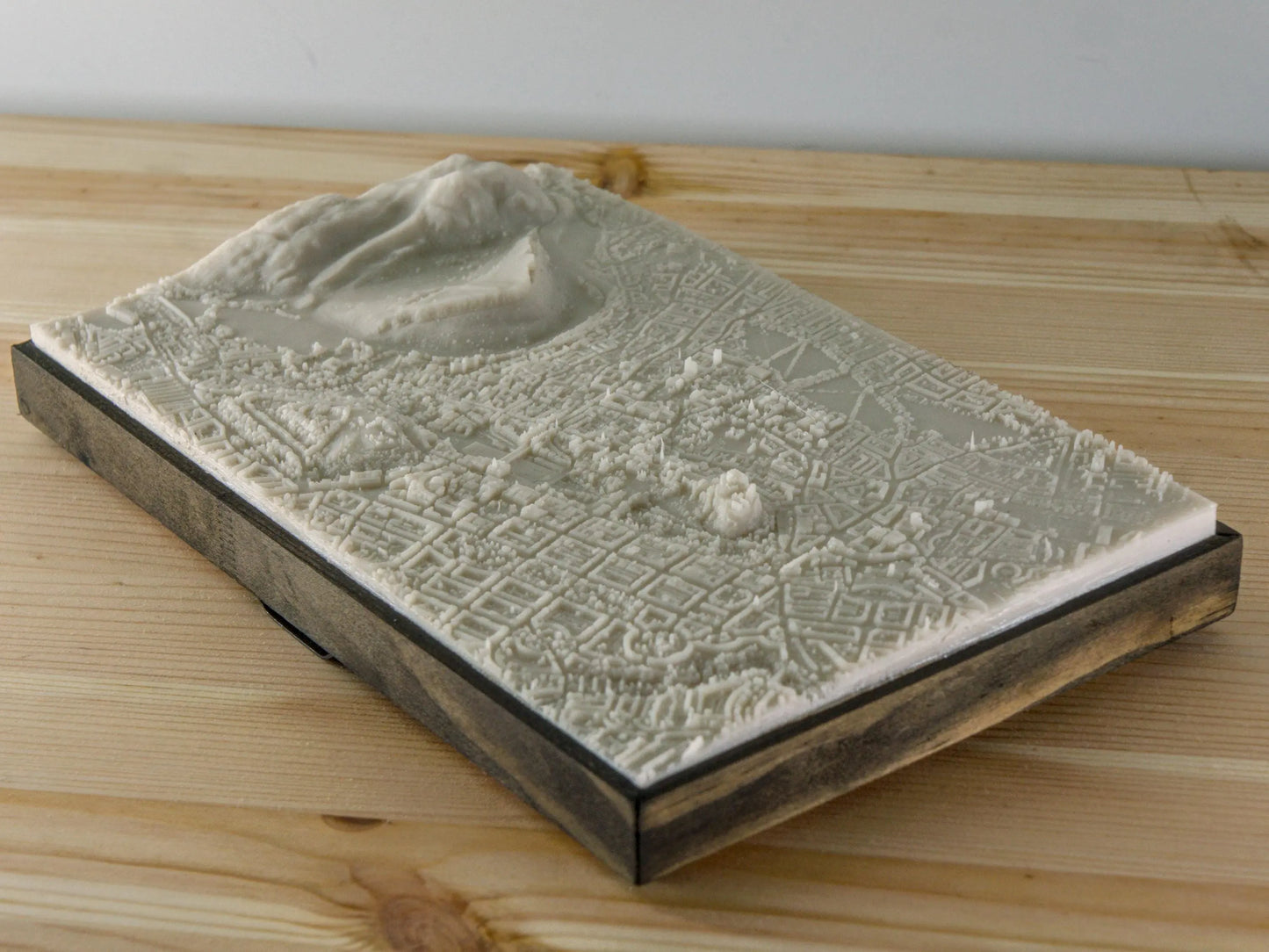 Edinburgh - 3D Printed Resin Model in Wooden Frame My Store