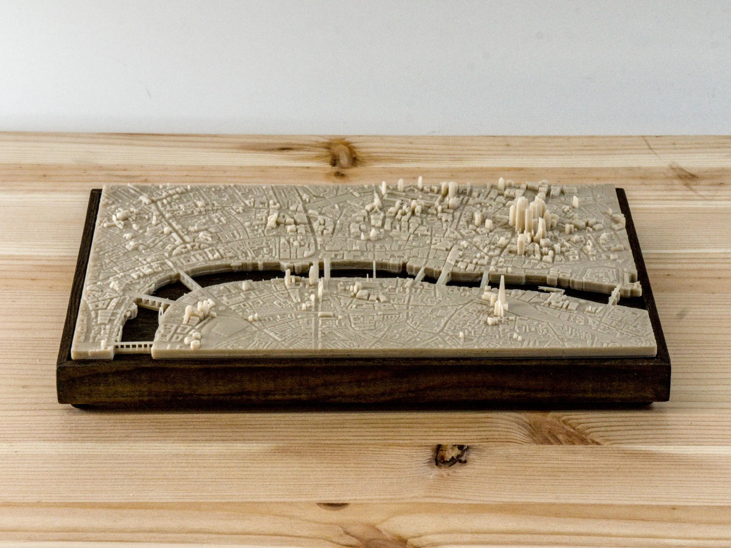 London City - 3D Printed Resin Model in Wooden Frame My Store