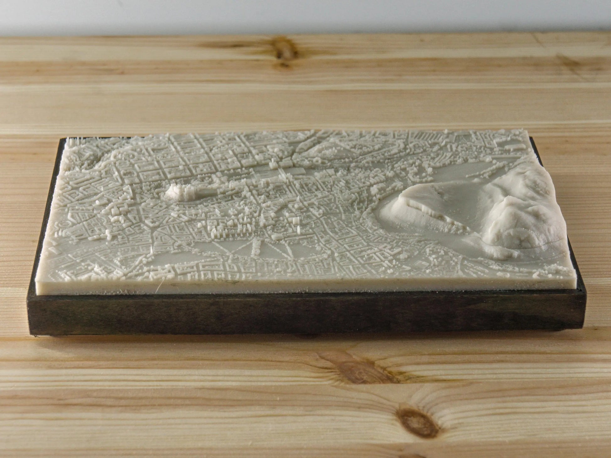 Edinburgh - 3D Printed Resin Model in Wooden Frame My Store