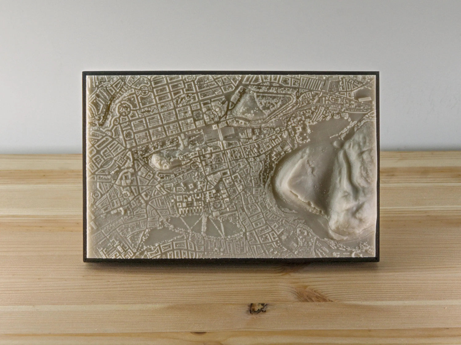 Edinburgh - 3D Printed Resin Model in Wooden Frame My Store