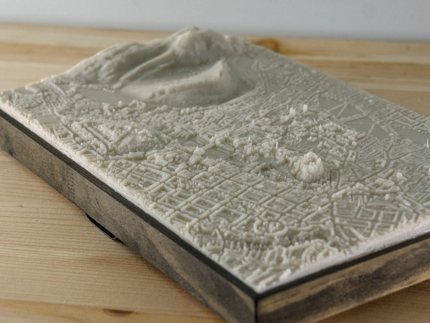 Edinburgh - 3D Printed Resin Model in Wooden Frame My Store