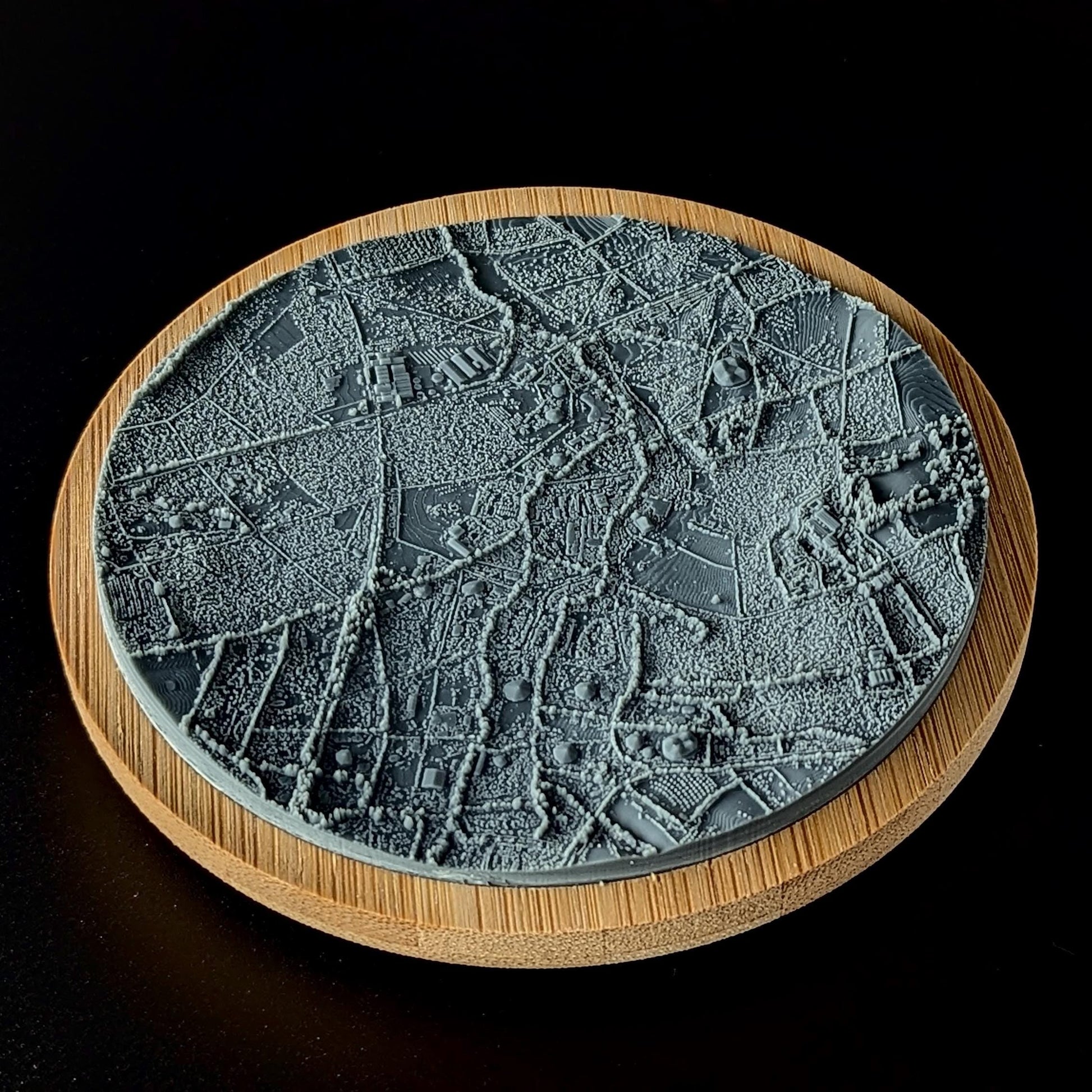 Glastonbury Festival Model: 3D Printed Resin in Wooden Frame My Store