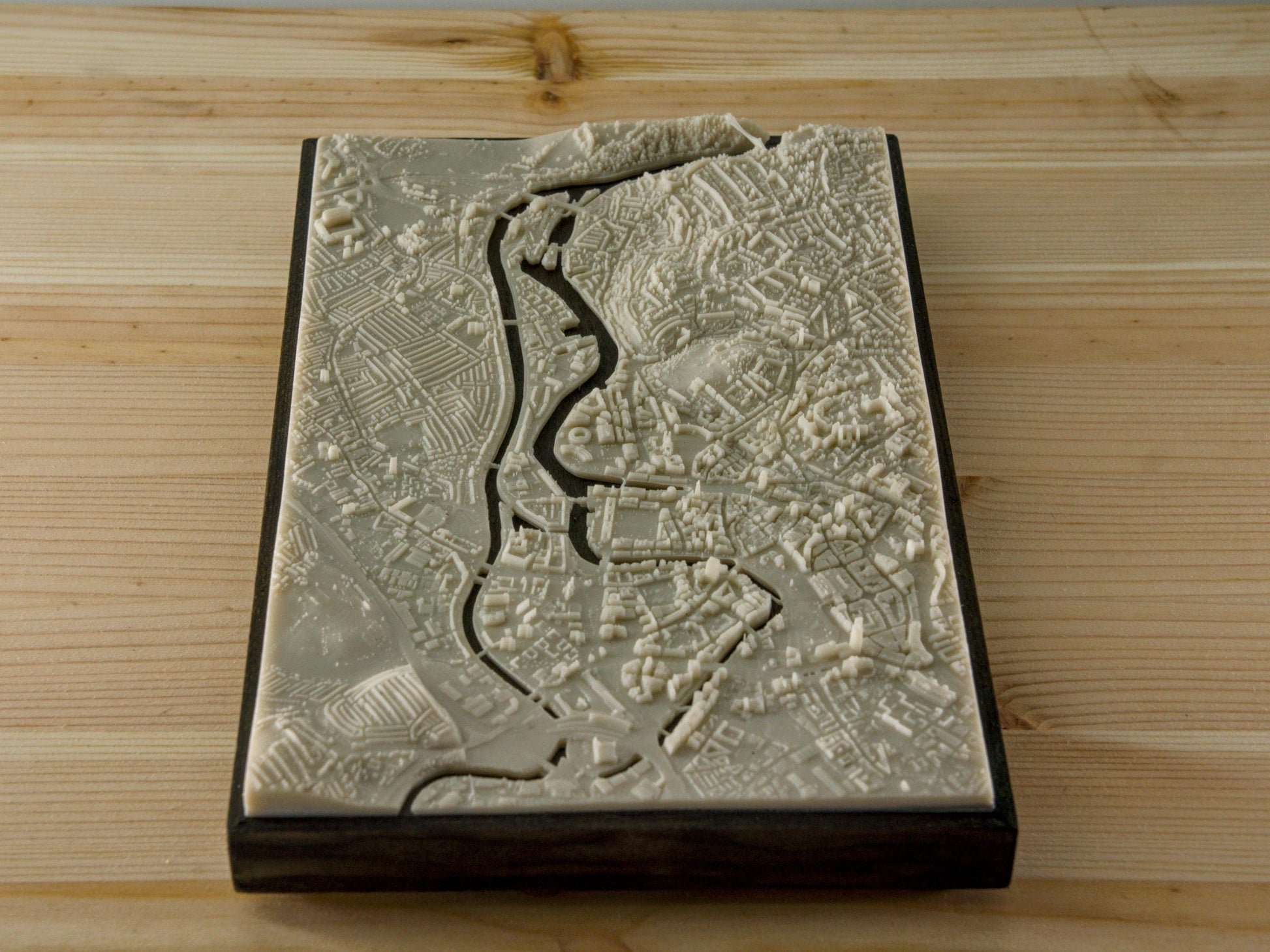 Bristol Centre - 3D Printed Resin Model in Wooden Frame My Store