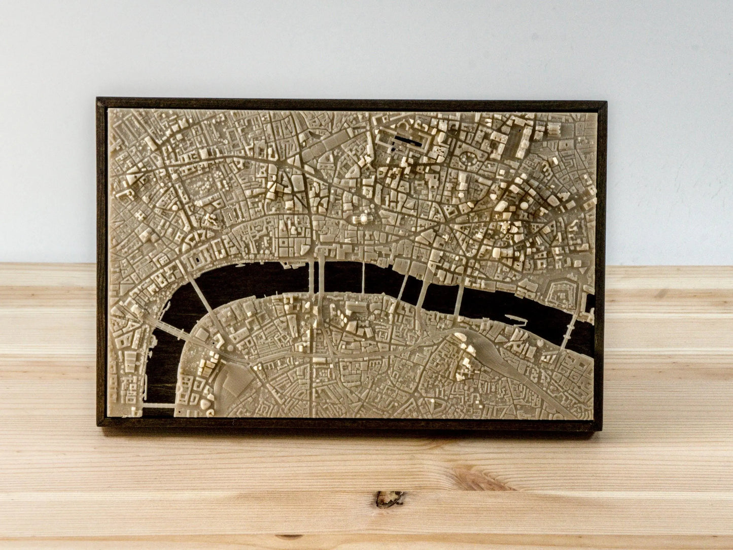 London City - 3D Printed Resin Model in Wooden Frame My Store