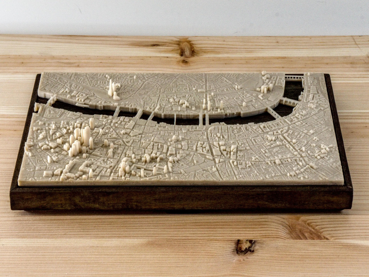 London City - 3D Printed Resin Model in Wooden Frame My Store
